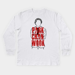 Park Chan Wook Portrait Kids Long Sleeve T-Shirt